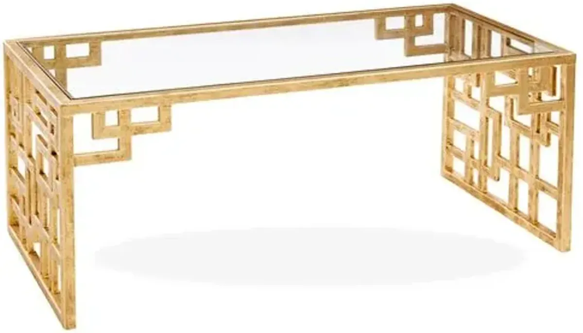 Page Coffee Table - Gold