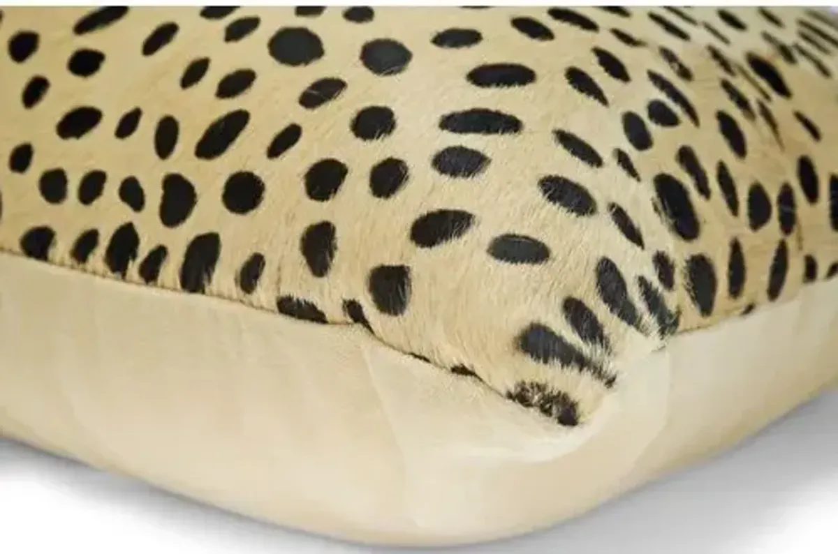 Cheetah Pillow - Beige - Le-Coterie