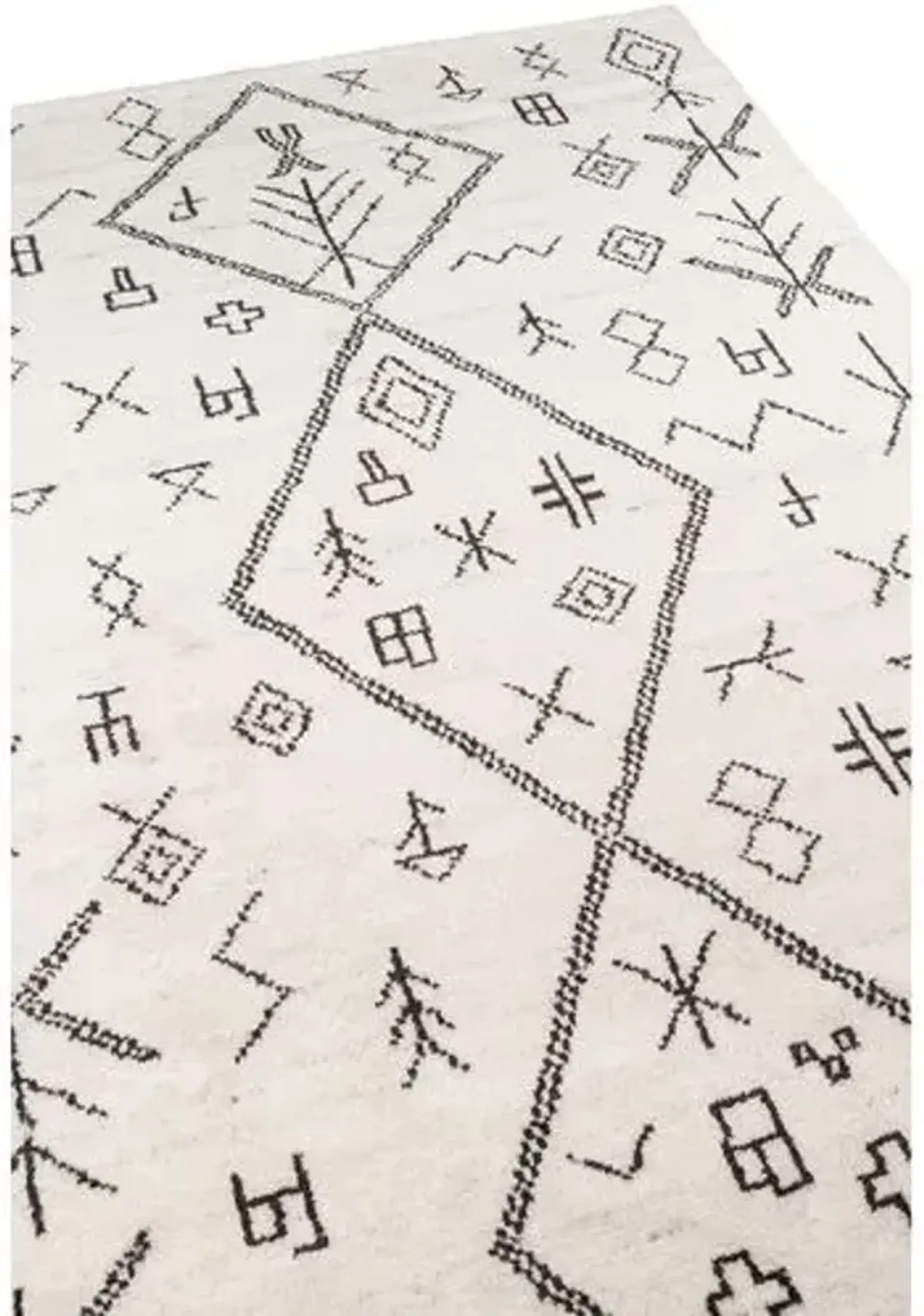 Livvy Rug - Natural - White - White