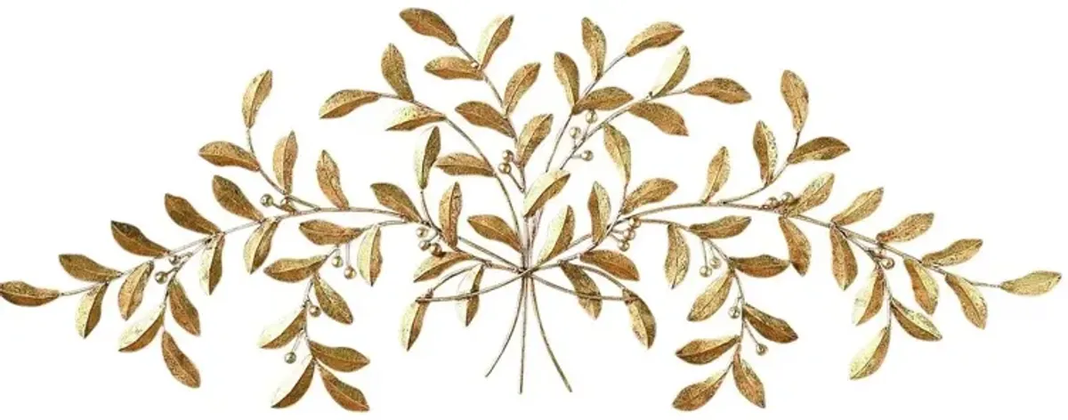 Leaf Wall Accent, Gold