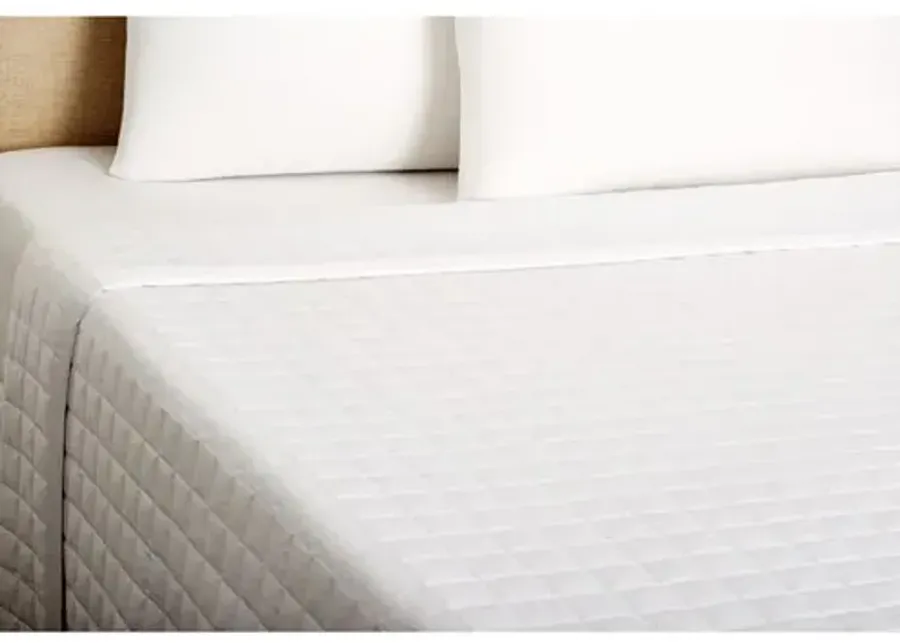 Sensation Coverlet - White - Belle Epoque