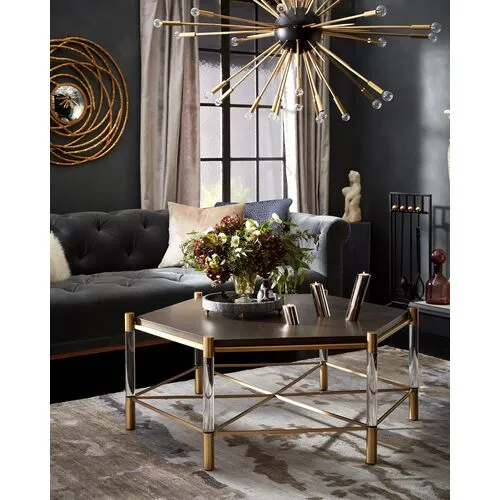 Amelia Iron Side Table - Gold