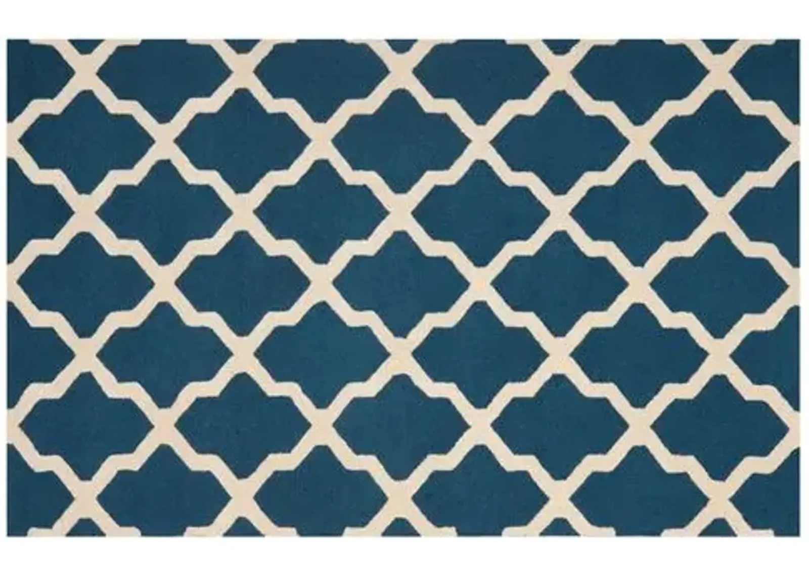 Mulberry Rug - Navy/Ivory - Blue - Blue