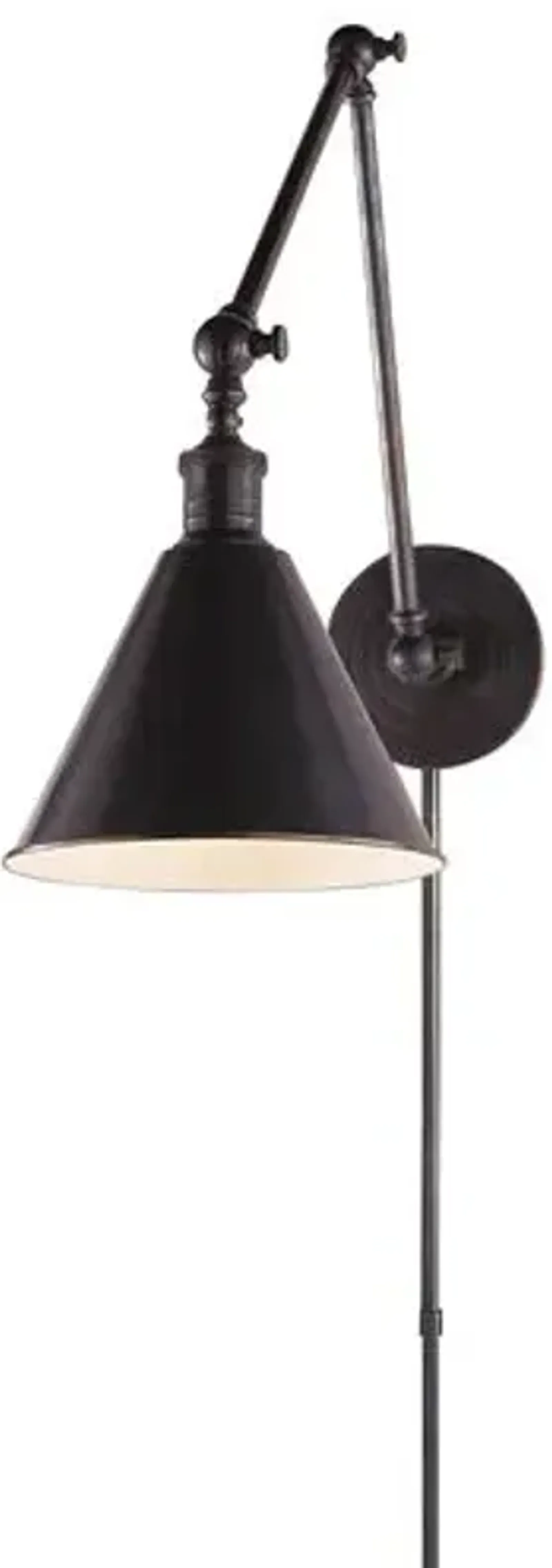 Visual Comfort - Boston Double Arm Library Light - Bronze - Black