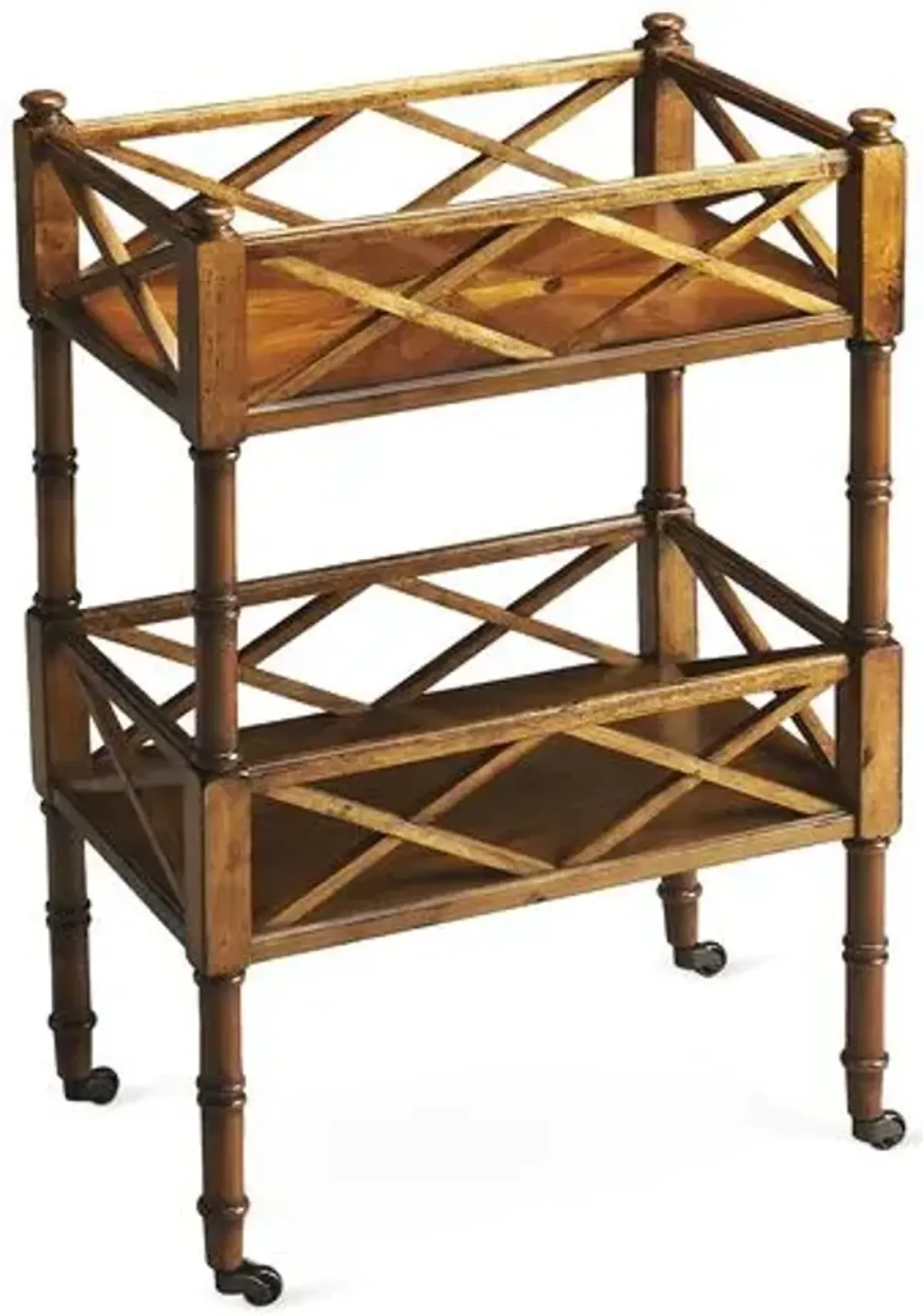 Peters Bar Cart - Walnut - Brown