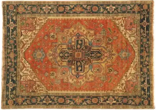 9'x12' Serapi Rug - Red/Black - Exquisite Rugs - Brown - Brown