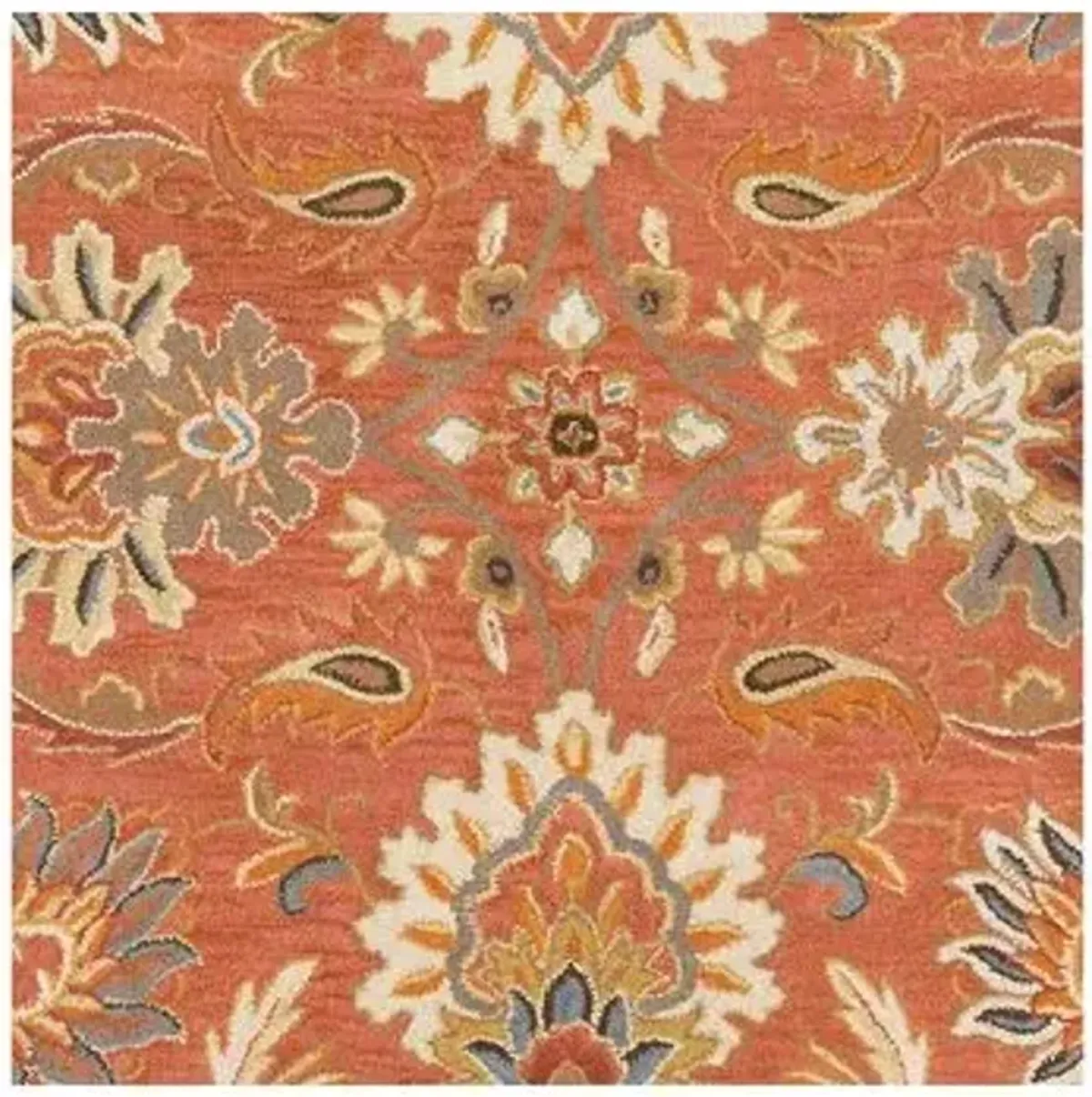 Gabriel Rug - Red Clay - Orange - Orange