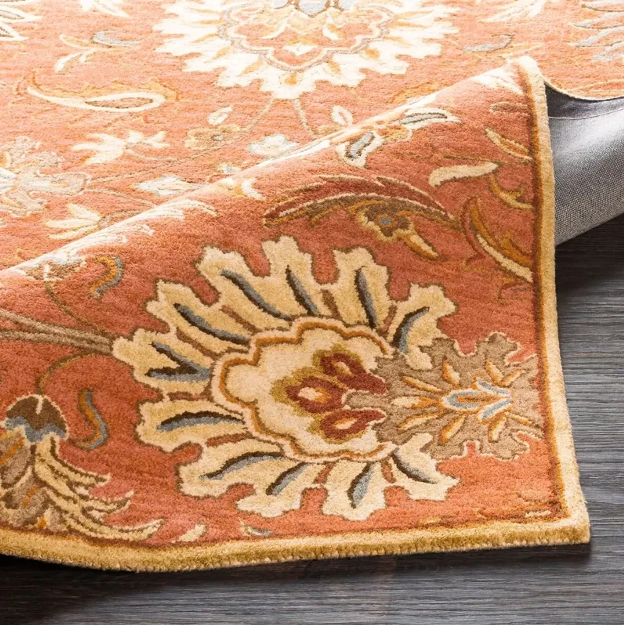 Gabriel Rug Red Clay Orange Orange One Kings Lane | Furniture.com