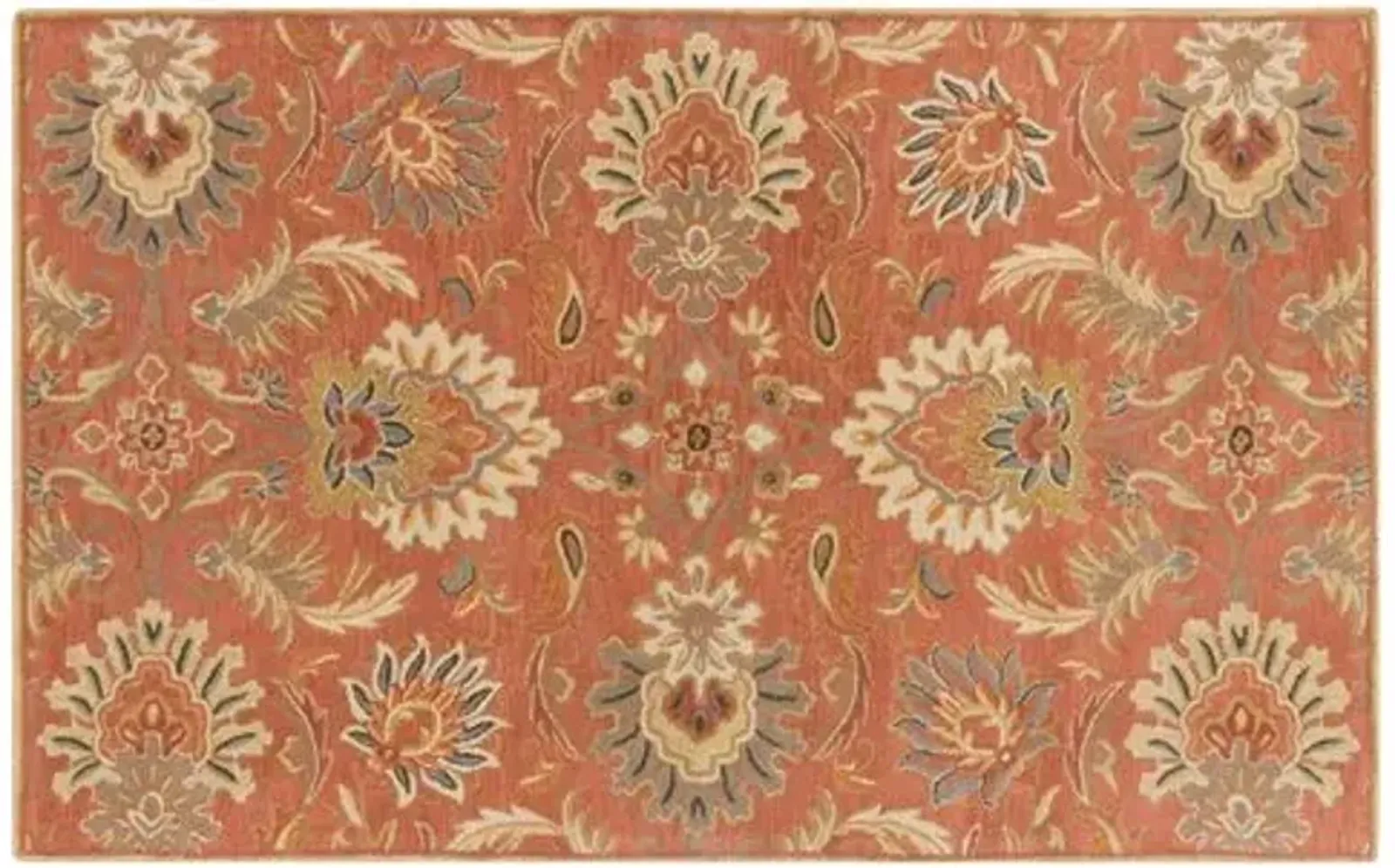 Gabriel Rug - Red Clay - Orange - Orange