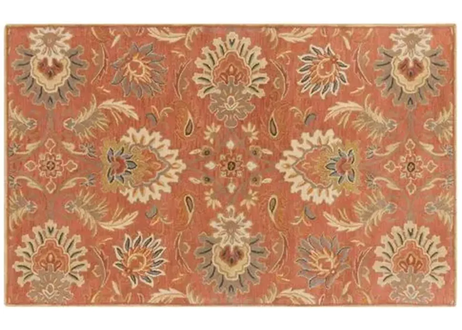 Gabriel Rug - Red Clay - Orange - Orange