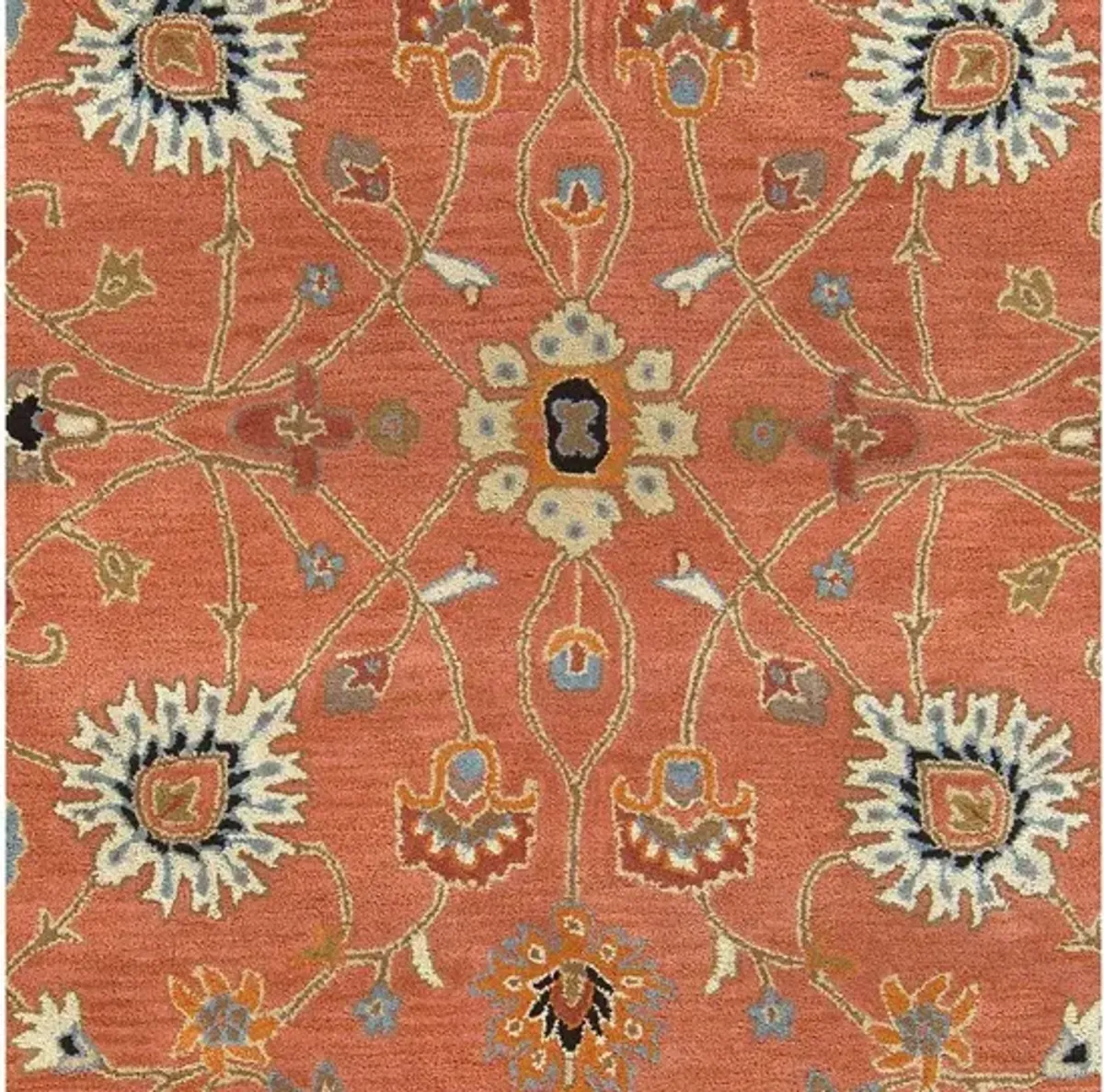 Javan Rug - Rust - Orange - Orange