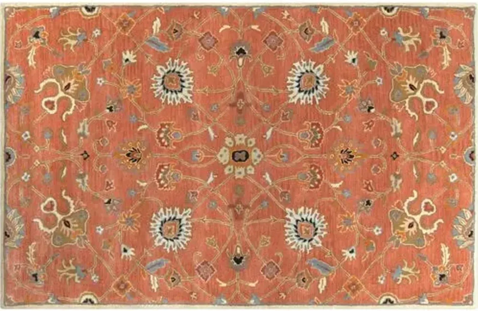 Javan Rug - Rust - Orange - Orange