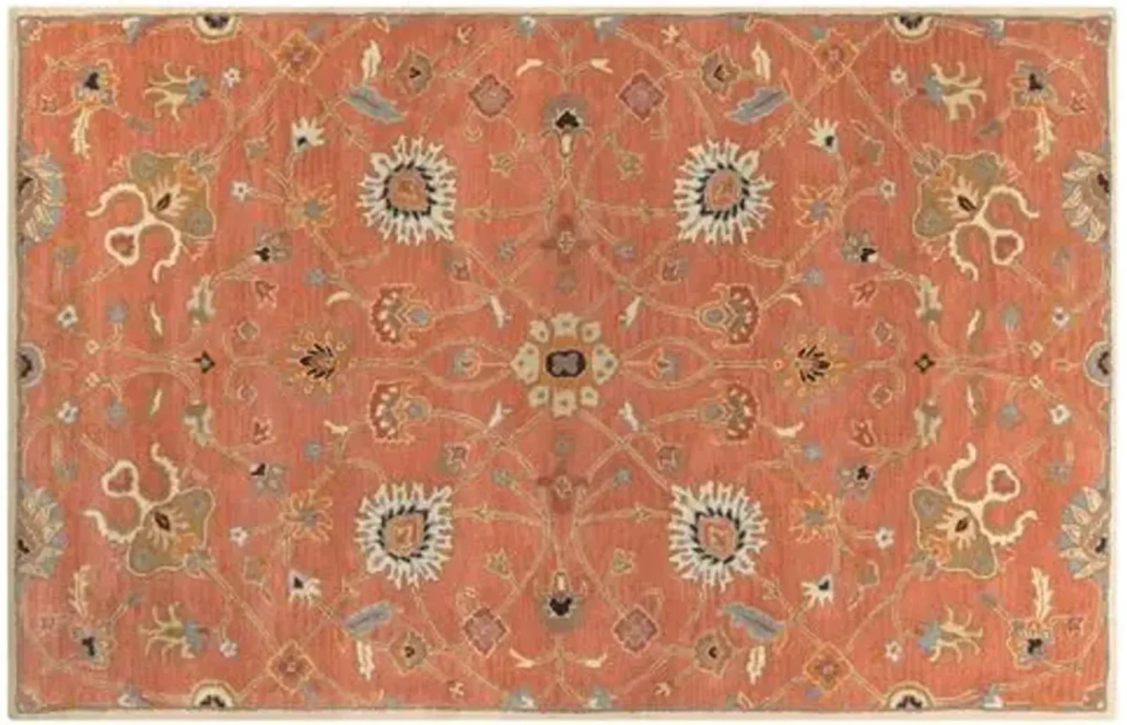 Javan Rug - Rust - Orange - Orange