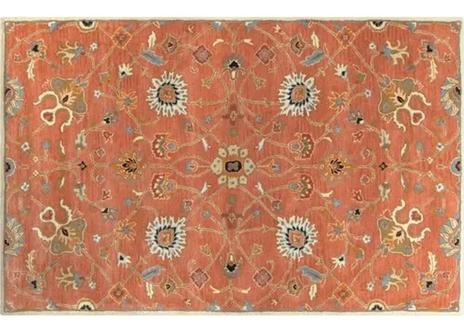 Javan Rug - Rust - Orange - Orange