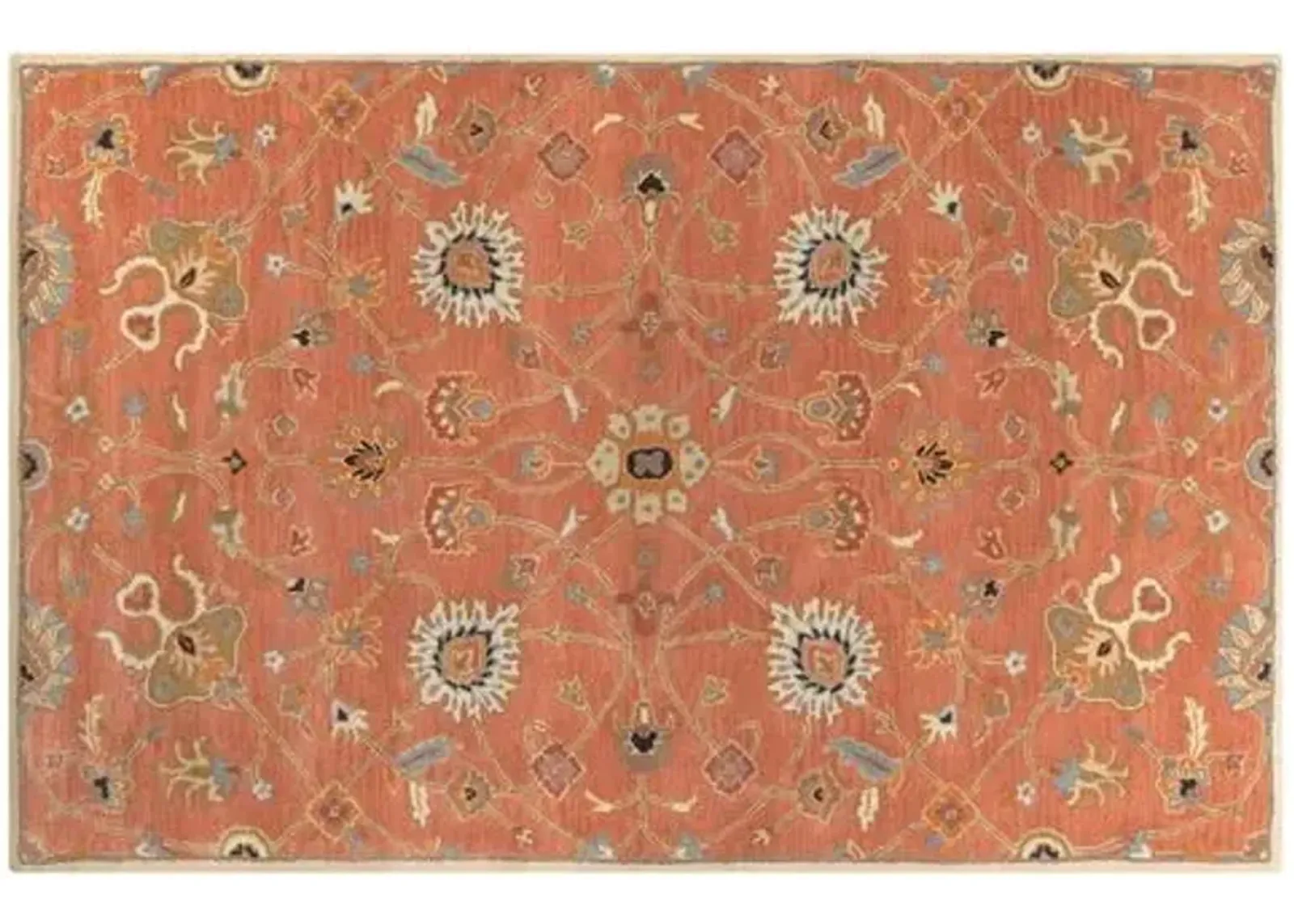 Javan Rug - Rust - Orange - Orange