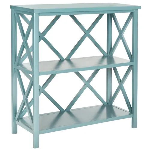 Hadley Open Bookcase - Blue