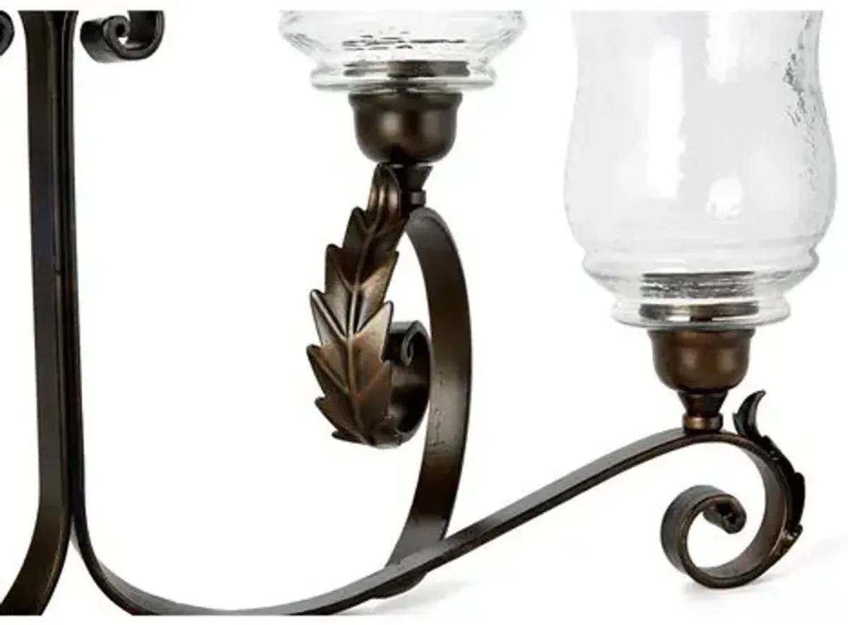 Acanthus Candelabrum - Black