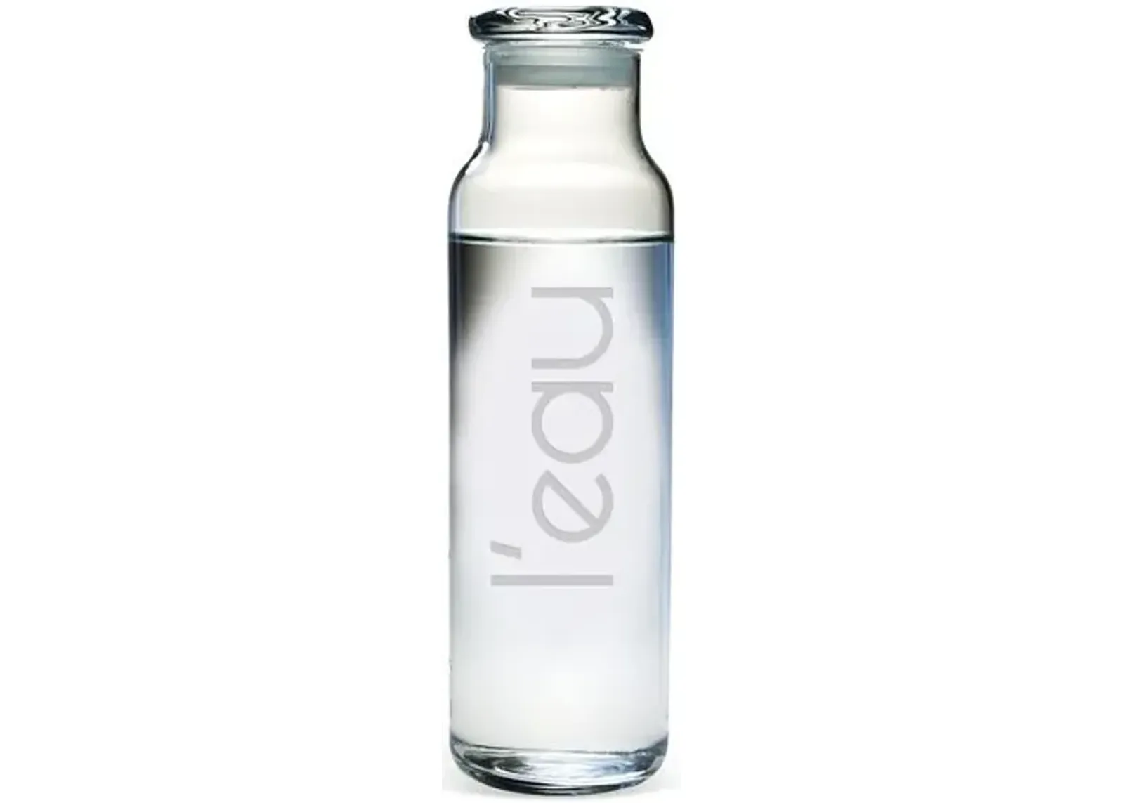 L'eau Water Bottle with Lid - 24oz - Clear