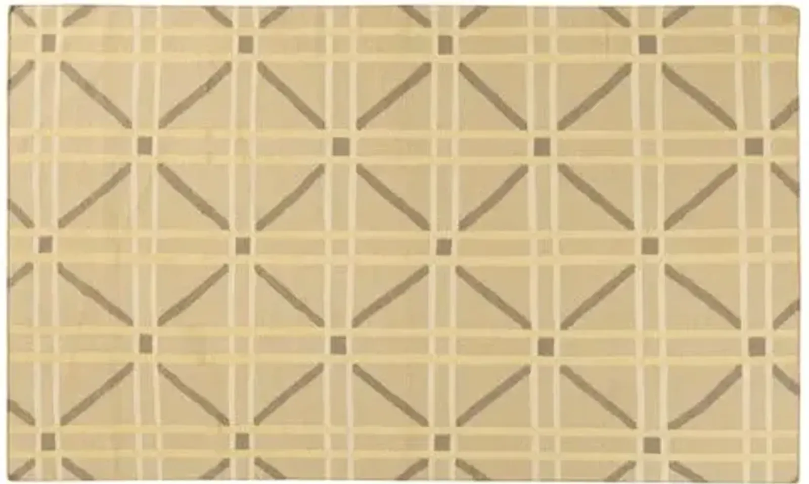 Sheffield Market Rug - Brown/Mustard - Beige - Beige