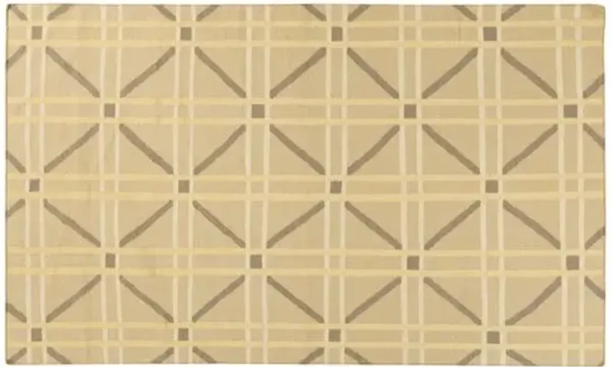 Sheffield Market Rug - Brown/Mustard - Beige - Beige