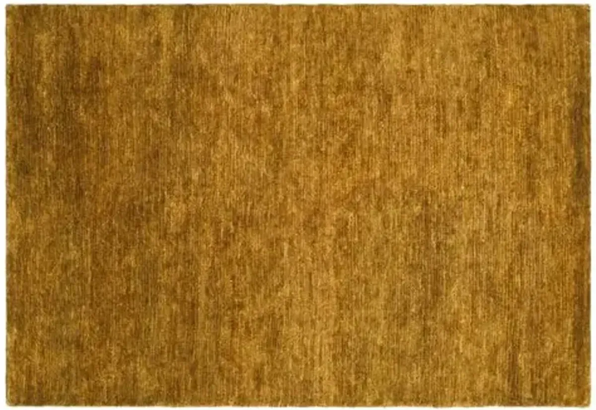 Elton Hemp Rug - Caramel - Brown - Brown