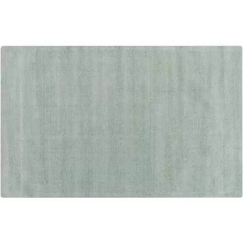 Prescott Rug - Mint - Handcrafted - Gray - Gray