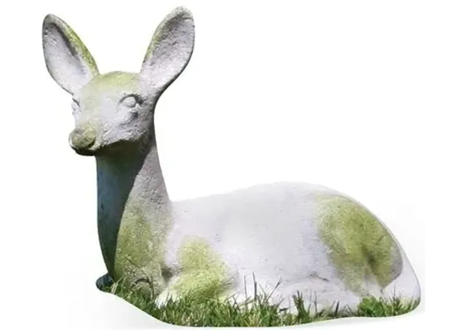 15" Fawn Statue - White