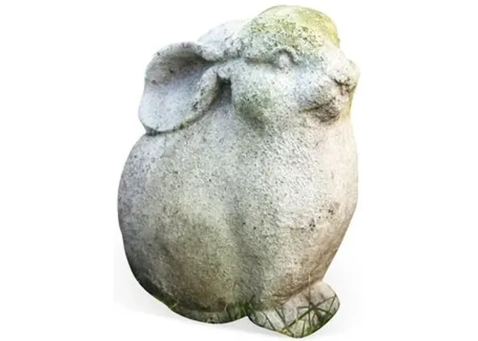 8" Rabbit Friend Statue - White - Gray