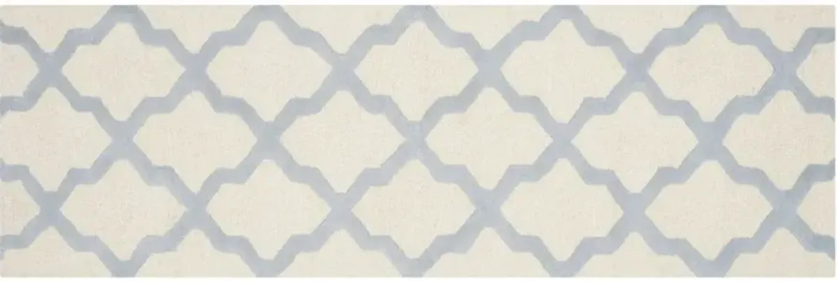Mulberry Rug, Ivory/Blue