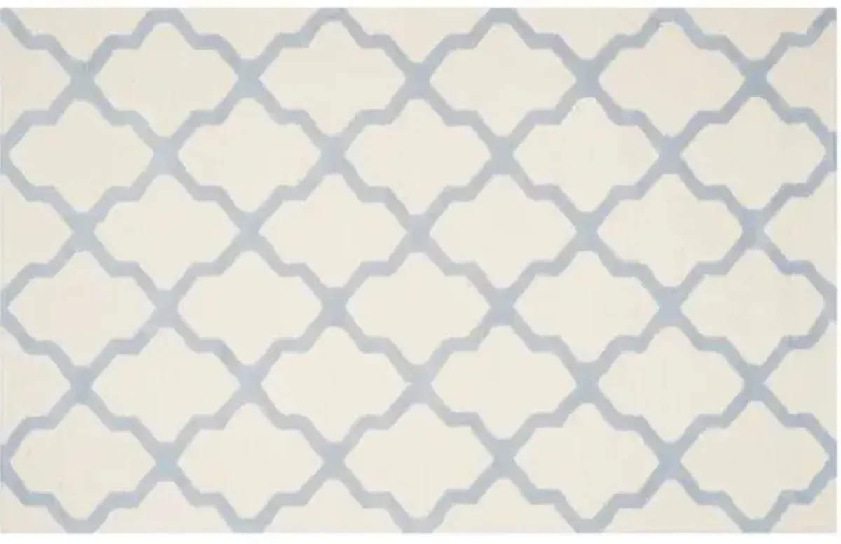 Mulberry Rug - Ivory/Blue - Ivory