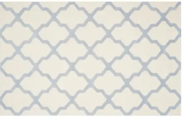 Mulberry Rug - Ivory/Blue - White - White