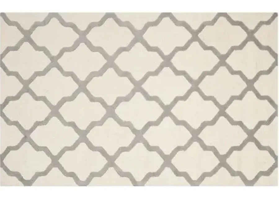 Mulberry Rug - Ivory/Silver - Ivory