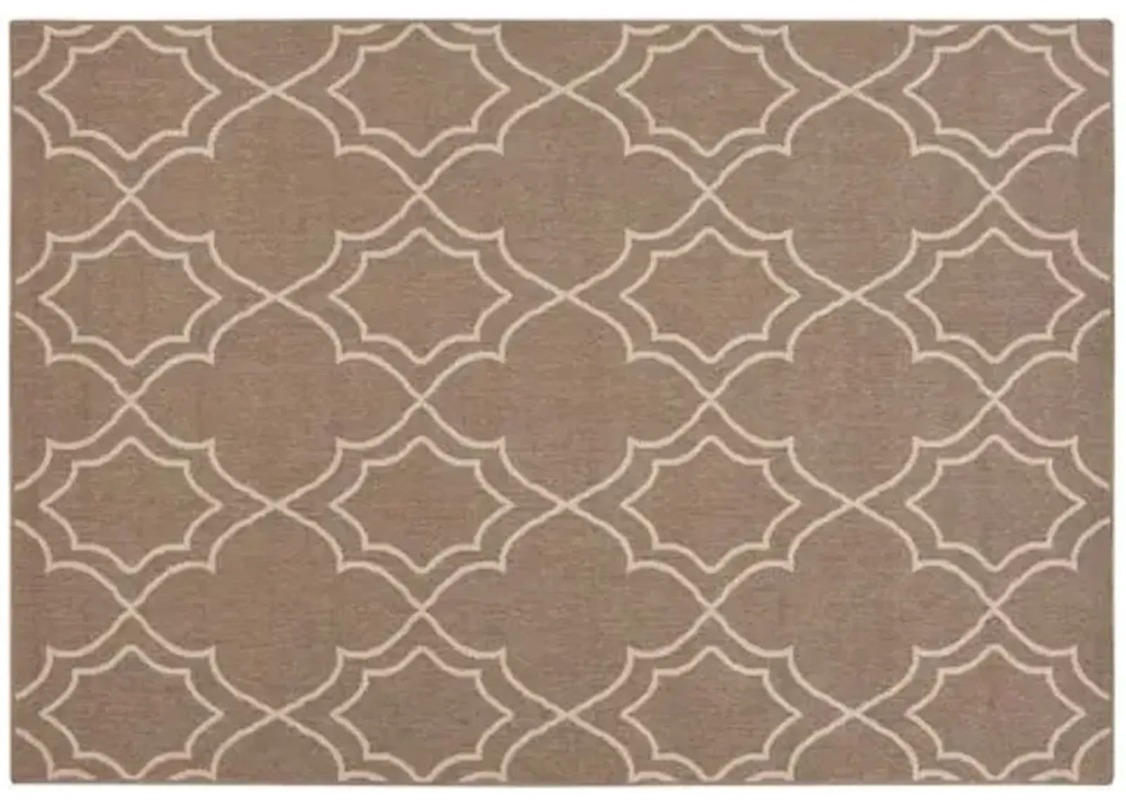 Liza Outdoor Rug - Taupe - Gray - Gray