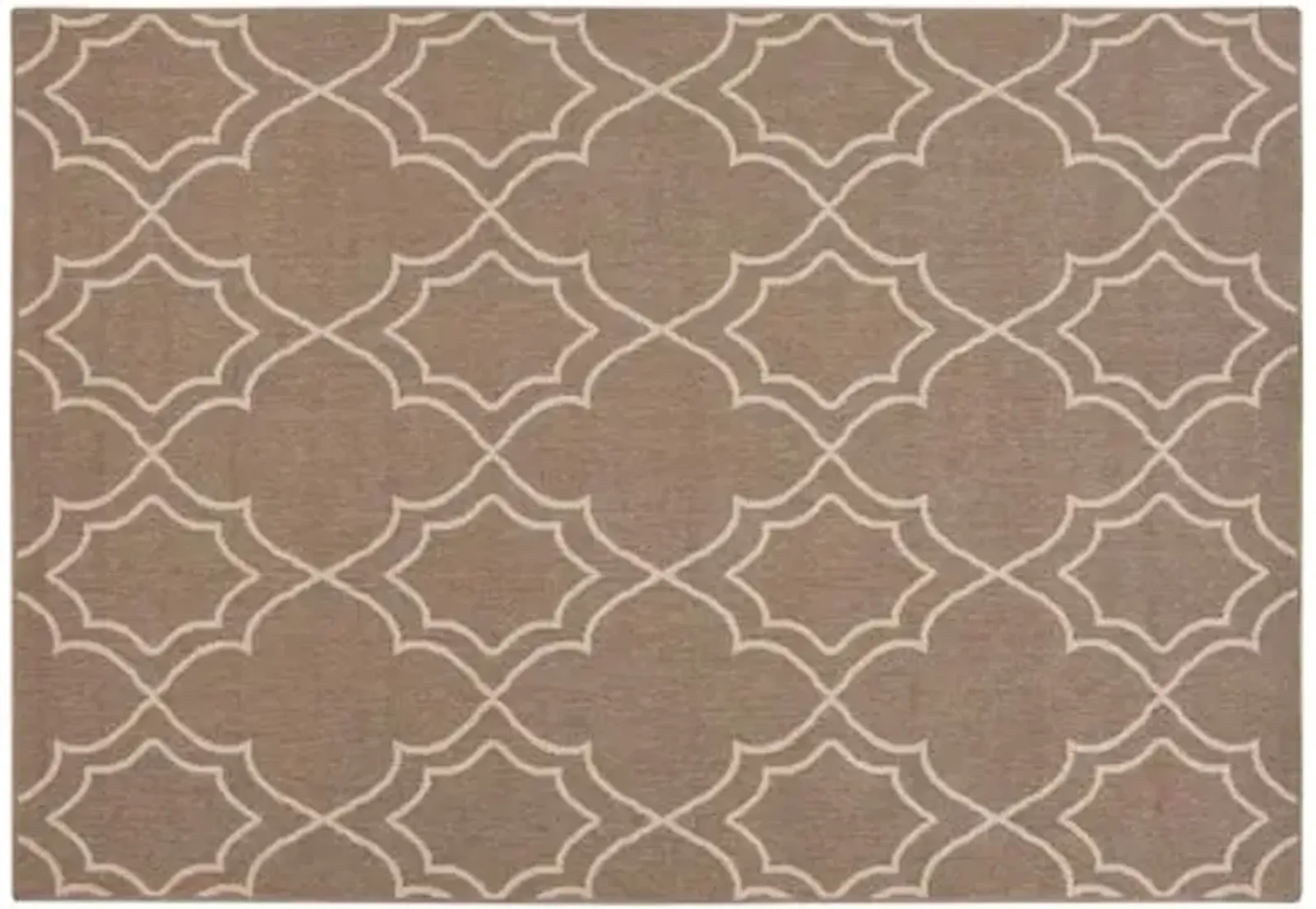 Liza Outdoor Rug - Taupe - Gray - Gray