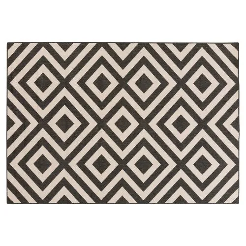 Providence Outdoor Rug - Green - Brown - Brown