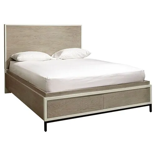 Spencer Storage Bed - Driftwood - Brown