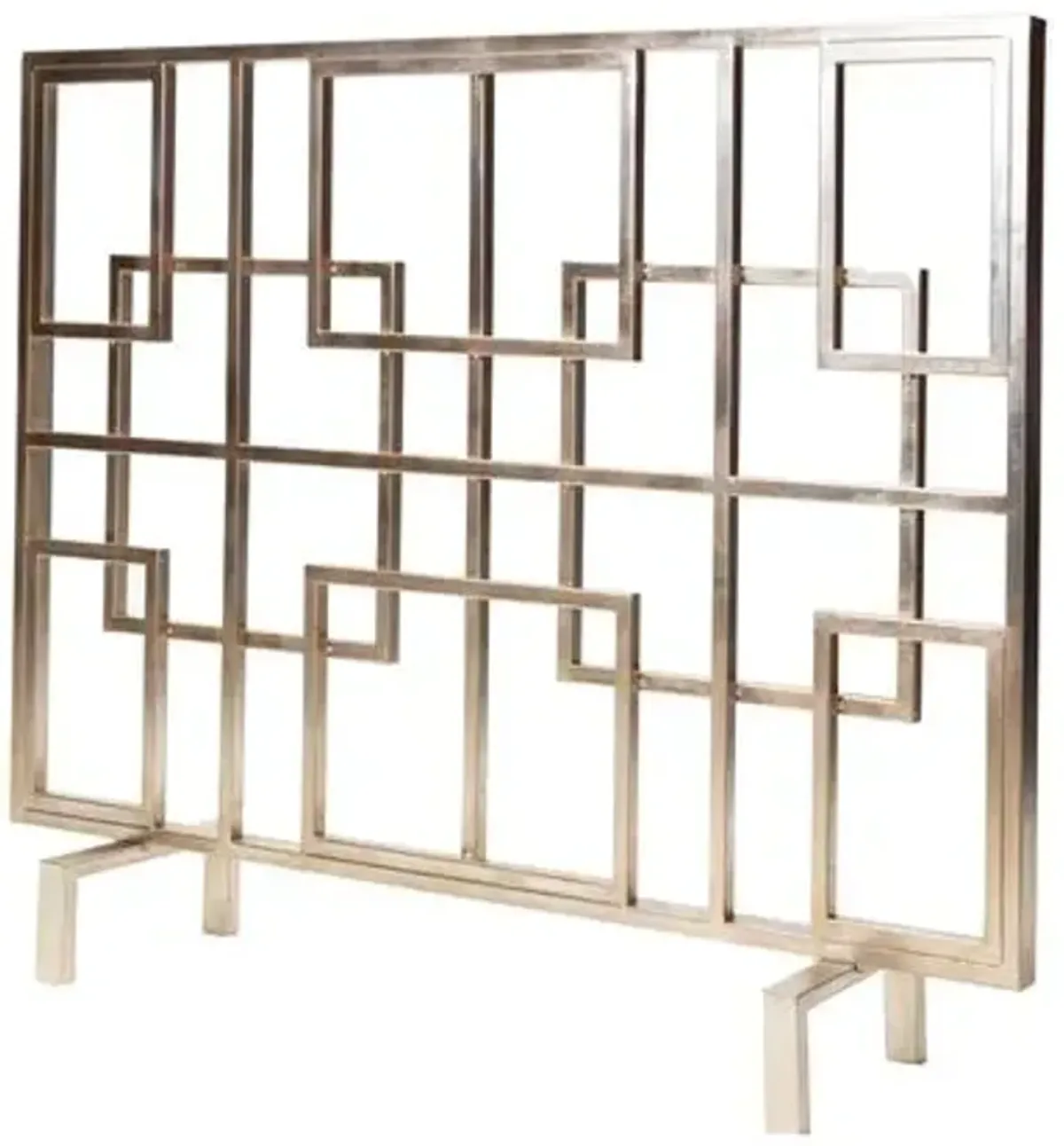 Candy Firescreen - Antique Silver