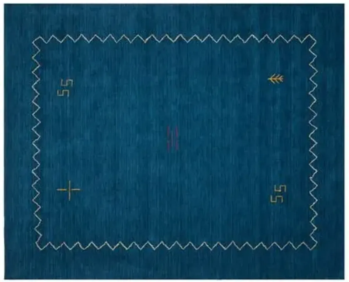 Beech Rug - Blue - Blue