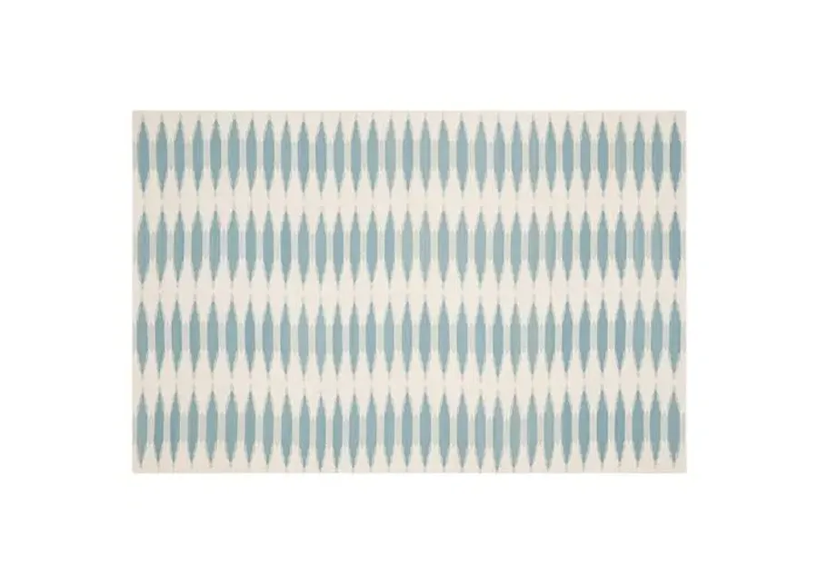 Edith Flat-Weave Rug - Sky - Blue - Blue