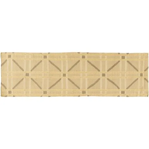 Sheffield Market Rug - Brown/Mustard - Beige - Beige