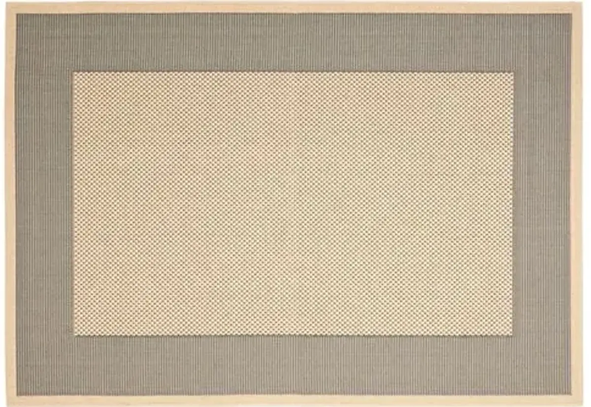 Sahara Outdoor Rug - Gray/Cream - Gray