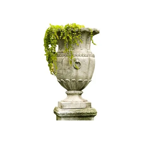 30" Appian Outdoor Vessel - Cathedral White - Beige