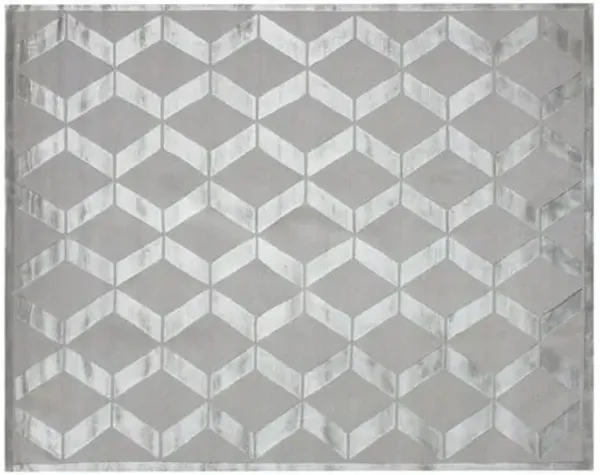 Metro Velvet Rug - Silver Gray - Exquisite Rugs - Gray