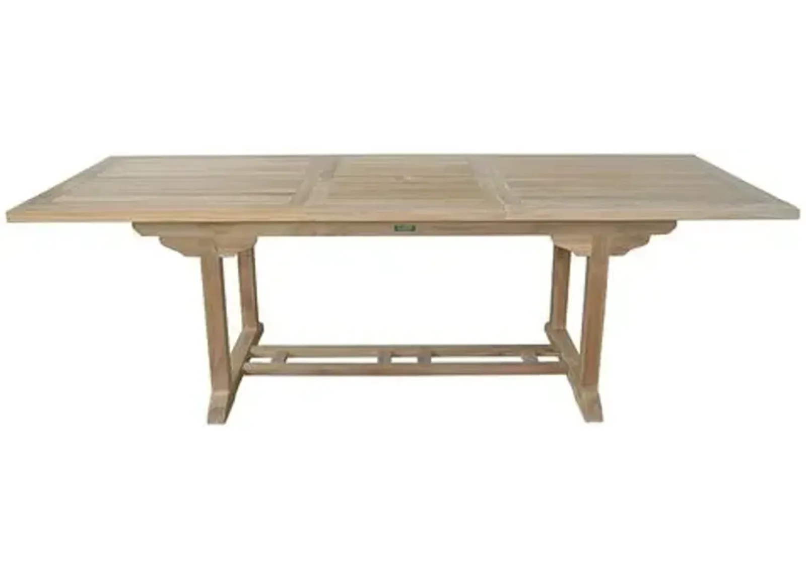 Bahama Outdoor Teak Extension Dining Table - Natural