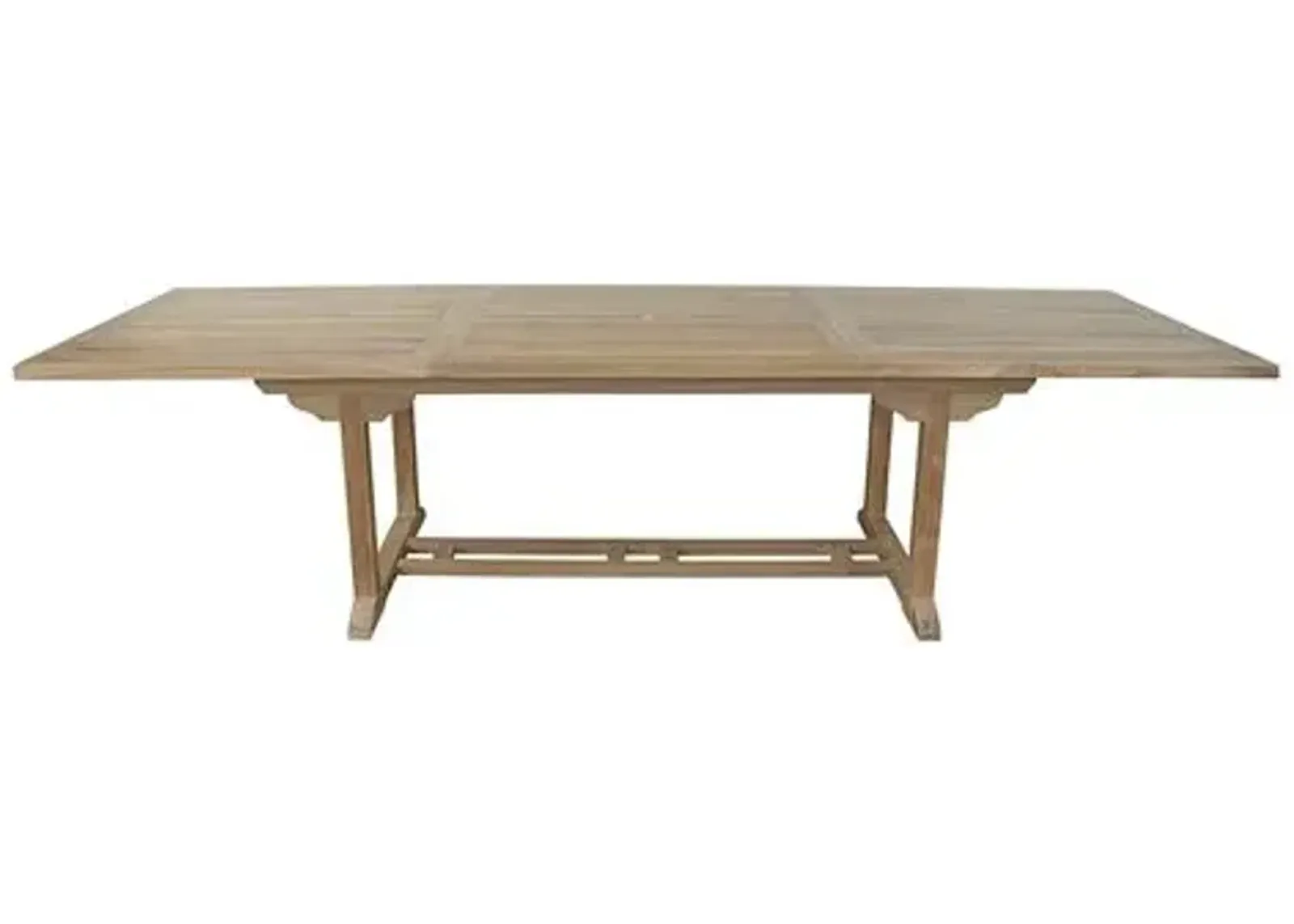 Bahama Outdoor Teak Extension Dining Table - Natural