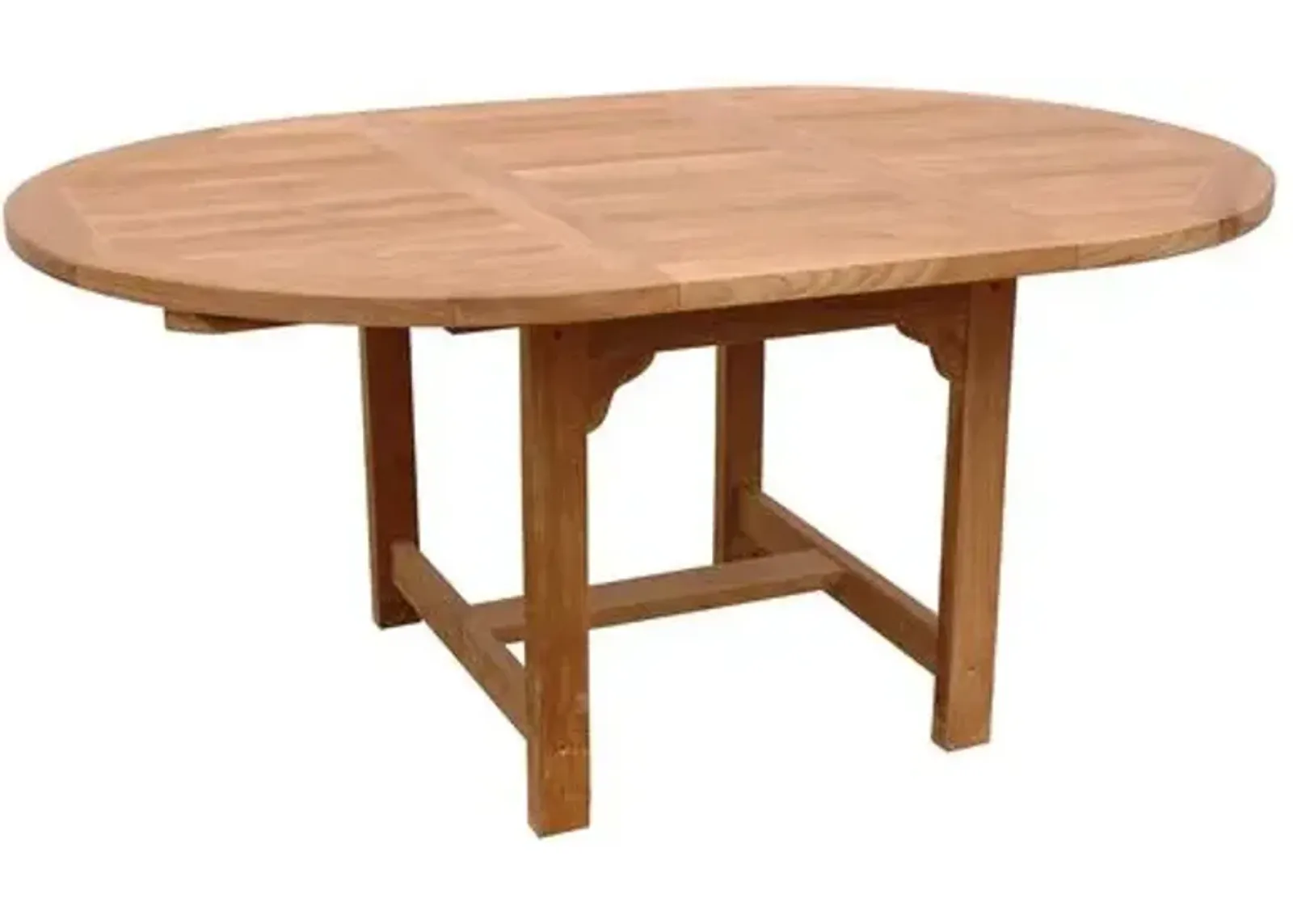 67" Bahama Oval Extension Outdoor Table - Beige