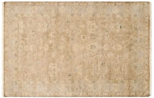 Shawn Rug - Moss - Handcrafted - Beige - Beige