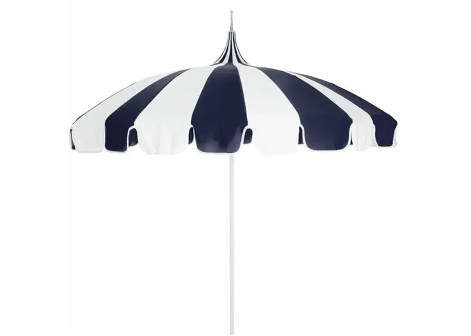 Pagoda Patio Umbrella - Navy/White - Blue