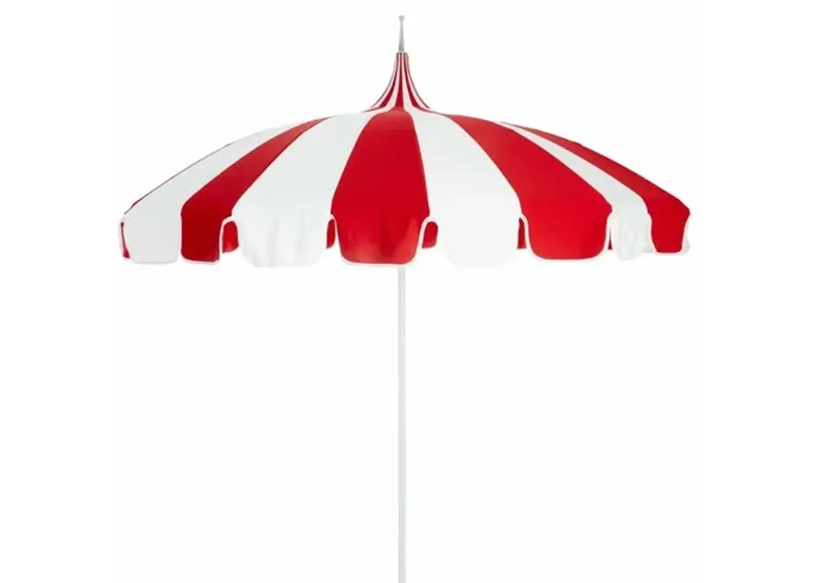 Pagoda Patio Umbrella - Red/White