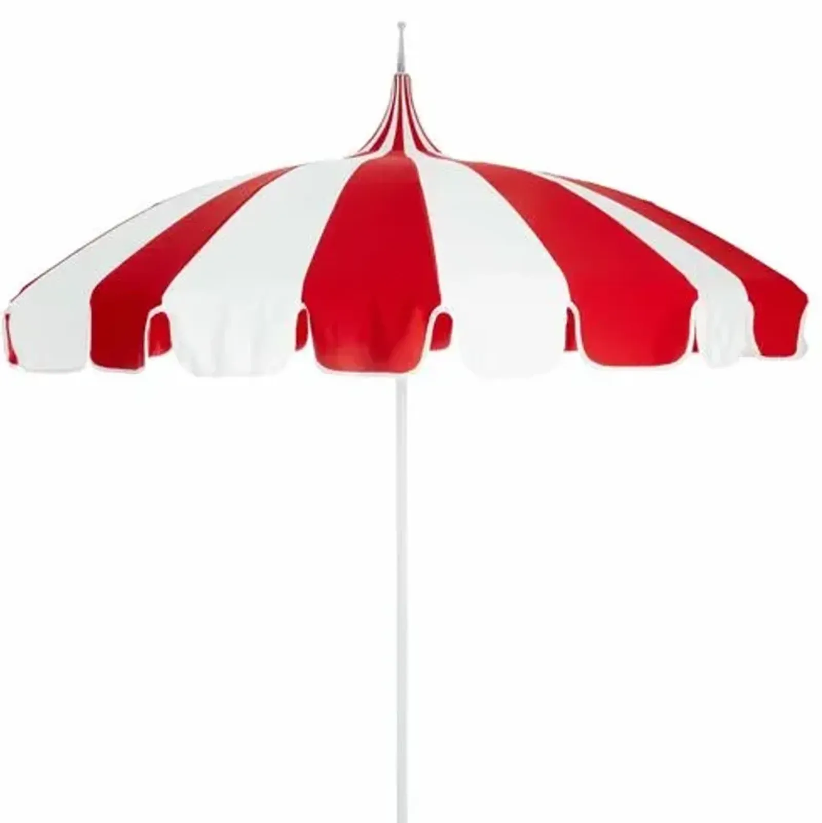 Pagoda Patio Umbrella - Red/White